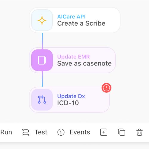 Doscpe AI care flow chat